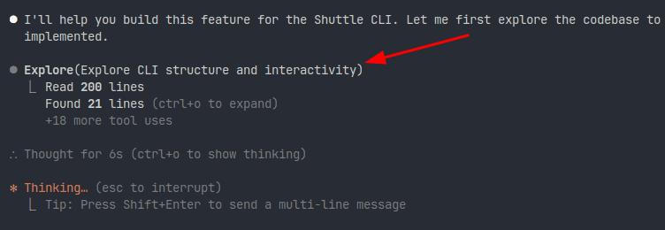 Explore agent searching the codebase