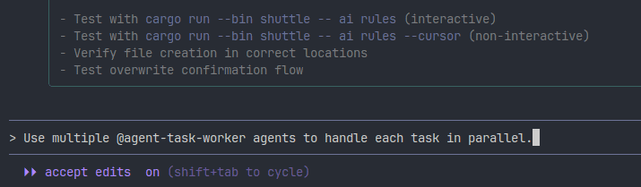 Prompting Claude to use parallel agents